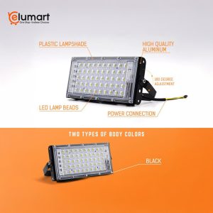 RGB LED Flood Light- Remote Controlled IP66 Waterproof Landscape