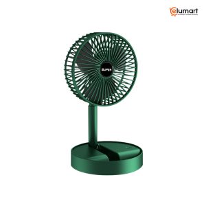 Folding Storage Net Red Telescopic Rechargeable Mini Stand Fan