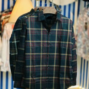 Pure Cotton Full Sleeve Check & Print Shirt for Men