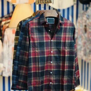 Pure Cotton Full Sleeve Check & Print Shirt for Men