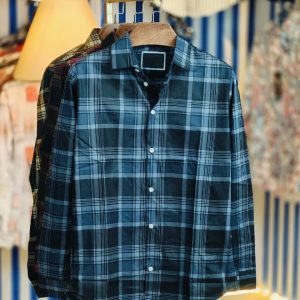 Pure Cotton Full Sleeve Check & Print Shirt for Men