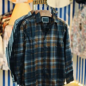 Pure Cotton Full Sleeve Check & Print Shirt for Men