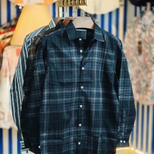 Pure Cotton Full Sleeve Check & Print Shirt for Men