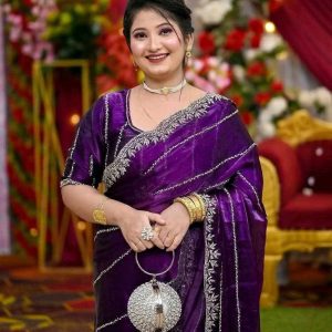 Georgette Embroidery Sharee with Blouse Piece Soft georgette fabrics. Sharee 12 Hat. Separate blouse piece.